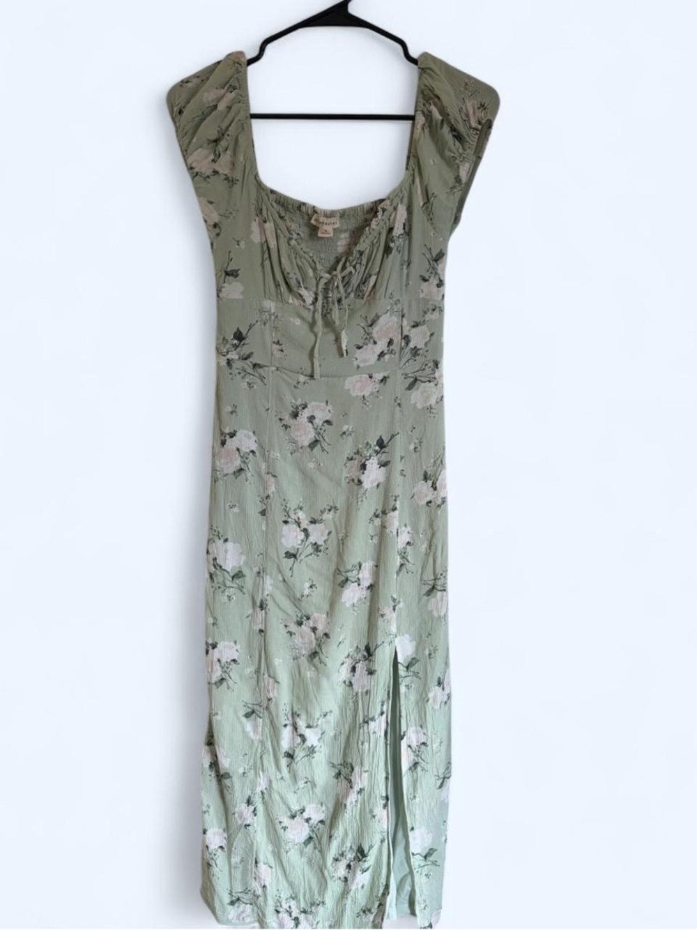 Aeropostale Sage Green Floral Dress